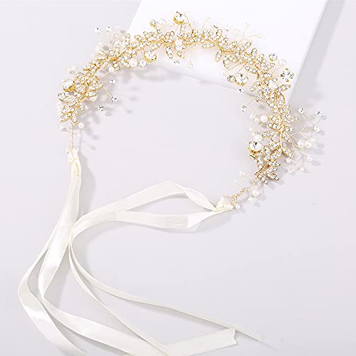 Asphire Handmade Floral Crystal Waist Band Rhinestone Pearl Bridal Veil Accessories Wedding Bride Bridesmaids Sash for Women2