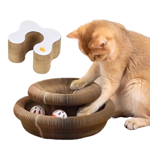 Griffoir pour chats pliable multi-animaux idéal pour l'exercice en salle - 2