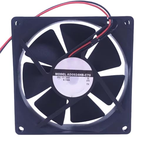 Ventilador DC24V AD0924HB-C70 de 90x20 mm para refrigeración interna de equipos