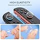 IINE Weiche Silikon Joystick-Kappen für Switch 2 – 2 Stück, Transparente Anti-Rutsch Abdeckungen für Joypad-Thumbsticks