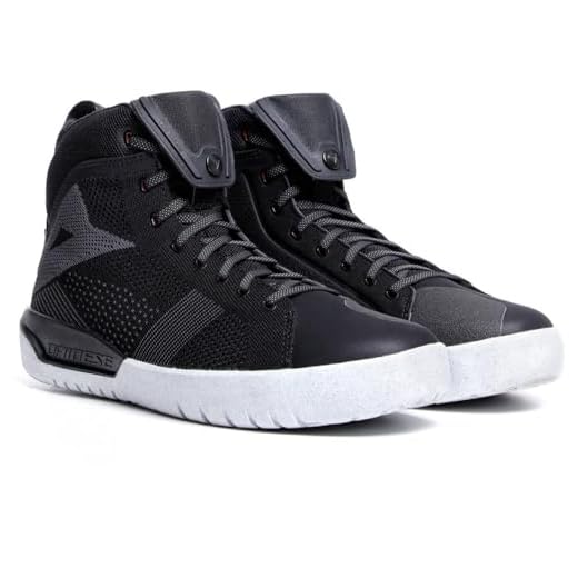 Dainese Metractive Air Shoes, Scarpe Moto Estive, Uomo, Nero/Nero/Bianco, 42