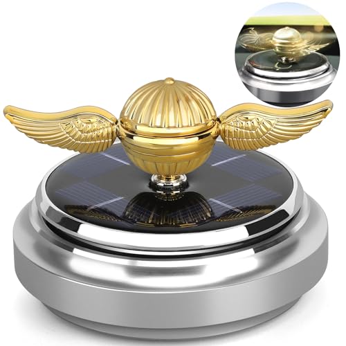 Golden-Fidget-Spinner-Toy-Solar-Energy-for-Kids-Adults-Car-Dashboard-Decoration-Powered-by-Sunshine-Cool-Science-Kit-Spinning-Top-with-Solar-Panels-Preimium-Gift-for-Boyfriend-Friend-Men-Women