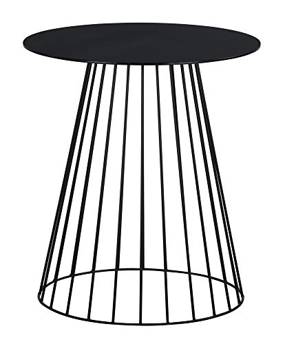 Serta Element Side Table, Round, Black #TOP6