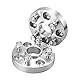 JINGLING 4 Lug Spurverbreiterungen PCD 4X100 Nabenbohrung 60MM M12X1,25 geschmiedet für Cube für Note E11 E12 für March Micra K12 K13 2er Pack