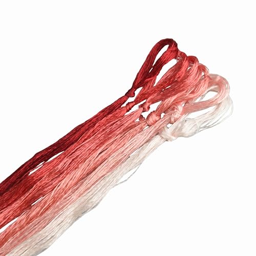 Image of Mulberry Silk Floss Embroidery Thread Floss-Cross Stitch Threads China Silk Woven Jewelry Threads DIY Sewing Kits (114)