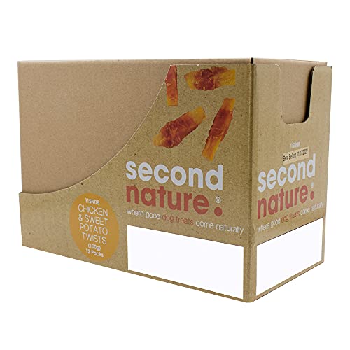 Second Nature Premium, Dog Treat Chicken Twisted Sweet Potato 12x100gm - Image 3