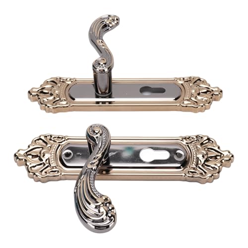 Serrure de porte de sécurité universelle SEAFRONT en alliage d'aluminium avec poignée noire