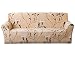 Pokrowce Na Sofę Kwiaty Elastyczność Tkanina Slipcovers Ochraniacz Na Kanapę 1 2 3 4 Osobowa,2 Seater:145 * 185cm Beige