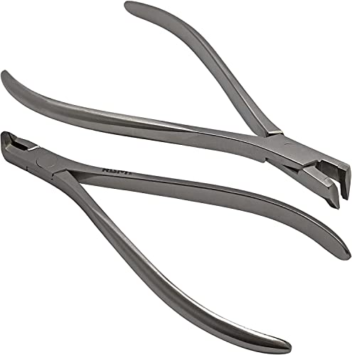 German T.C Micro Miniature Distal End Cutter with Safety Hold,Cut & Hold Hard and Soft Wire Orthodontic Instruments