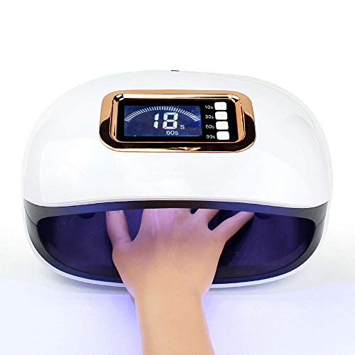 ZJJGRASS 72W 36 LED Lámpara UV Secador uñas Secador