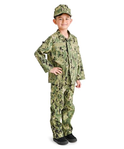 Disfraz infantil uniforme militar digital NWU 3 piezas miniatura 2