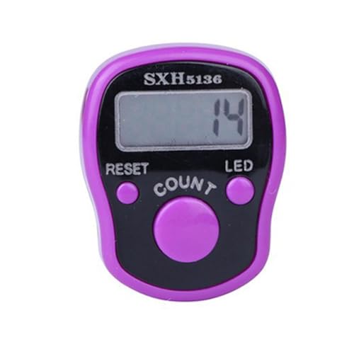 Contatore elettronico Dito Cifra Display Digitale LCD Dito Mano Contatore LED Per Le Persone Contando Con La Luce Delle Merci