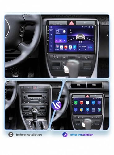 Autoradio touchscreen para Audi S6 con Bluetooth manos libres y conectividad fluida Type-C 2