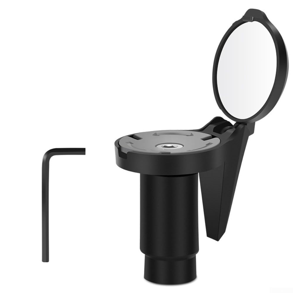 HD Convex Bicycle Rearview Mirror, 360° Adjustable