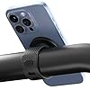 moofit Magnetic Phone Holder, Magnet Fitness Phone Mount Accessory for Gym, Fitness Bikes, Workout Equipment, Stroller and Cart Handlebars, Compatible with MagSafe (iPhone 16/15/14/13/12 Series)