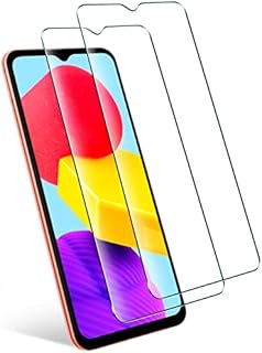 Pollachi Glass Screen Protector for Samsung Galaxy M13/Galaxy M23 Tempered Glass Screen Protector Film for Samsung M13,9H Hardness,Anti Scratch,Bubble Free Protective Film 2-Pack
