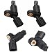 MOSTPLUS ALS465 ALS470 Front & Rear ABS Wheel Speed Sensor For 2000-2006 Audi TT 1998-2010 Volkswagen Beetle 1999-2006 Golf 1999-2005 Jetta(Set of 4 )