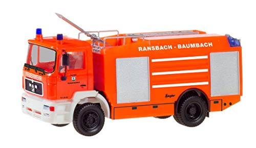 Preisvergleich Produktbild herpa 094528 Man M 90 Tanklöschfahrzeug Feuerwehr Ransbach-Baumbach, Mehrfarbig