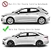 JIEZMO Car Rear Side Louvers Window Trim Panel for Toyota Corolla 2020 2021 2022 2023 2024 2025 2026 Auto Exterior Decorations Accessories Back Door Blinds Protection Cover Chrome Carbon Fiber Style