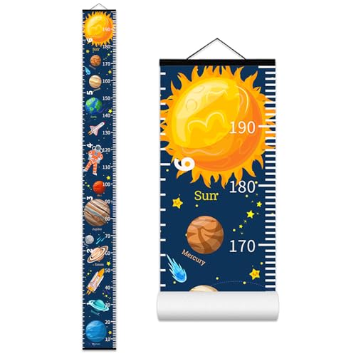 Tableau de croissance mural bébé en bois noir pour mesurer la hauteur des enfants
