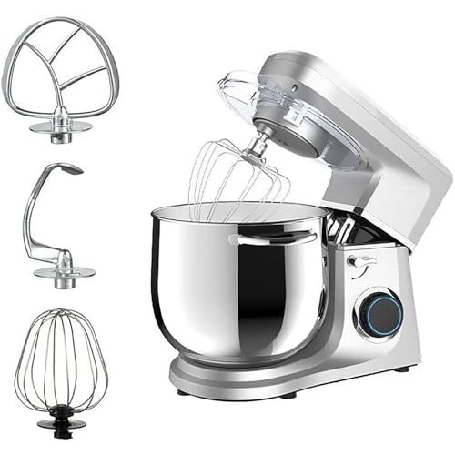 GXLDIANPU 11L Cook Machine, 1700W Stand Mixer, 6 Speeds Ajust, with Three Mixing Accessories, Household Desktop Egg Beater For Baking