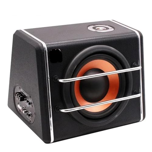 Caisson de basses voiture actif 8 pouces trapézoïdal pour coffre - 4