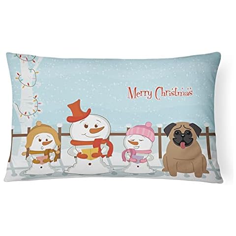 Almohada Decorativa Navideña de Lona Caroline's Treasures Cover