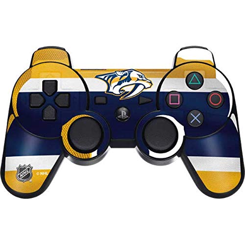 Skinit Decal Gaming Skin for PS3 Dual Shock Wireless Controller - Officially Licensed NHL Nashville Predators Alternate Jersey Design