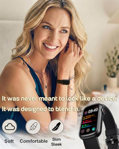 Image of MorePro Health Fitness Tracker, 24 /7 Heart Rate Monitor with Blood Pressure, Blood Oxygen, Sleep Tracking, IP68 Waterproof Activity Trackers with Step Counter, Compatible with iOS Android