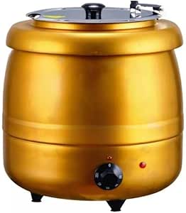 PAUL SONS Hospitality 10L Stainless Steel Soup warmer Electric ...