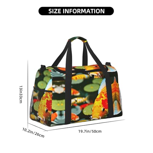 Sac de sport sous le siège noir anti-encombrement koï - 4