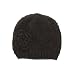 Milani Women's Warm Fashion Hand Knit Beanie Cap With Crochet Flower Design in Brown