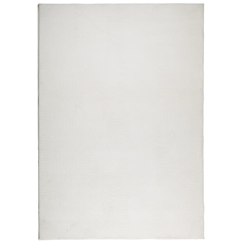Tapis IZA Poils Courts Style scandinave crème 140x200 cm,Maison & Jardin,Décorations,Tapis,5.2 kg-375441
