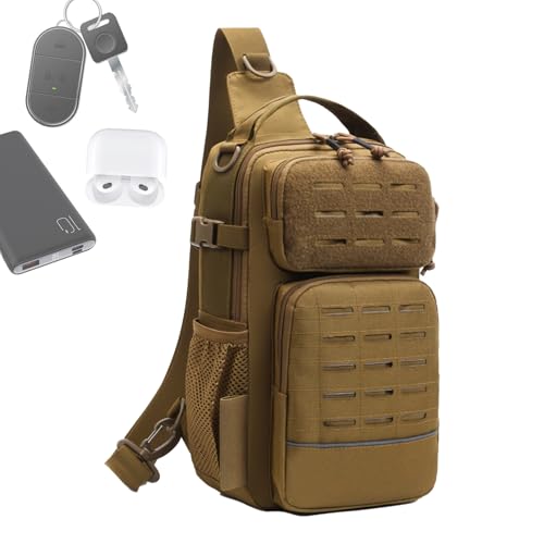 Generisch Paquete de pesca con mosca, con soporte para botella de agua y compartimento de almacenamiento para equipos, bolsa para accesorios de pesca, para camping, hombres, viajes, senderismo
