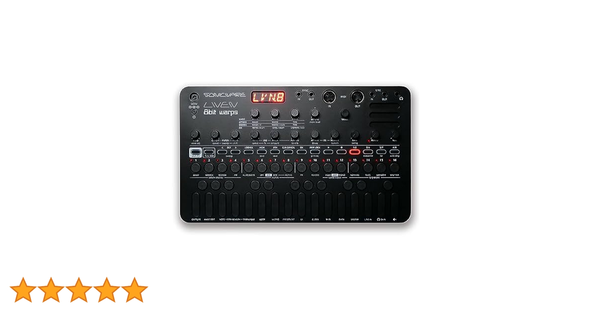 Amazon.co.jp: SONICWARE LIVEN 8bit warps - All Black Limited