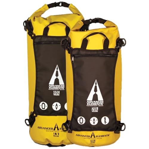 Bolsa Seca ADVANCED ELEMENTS StashPak Rolltop Dry Bag - Azul Claro, 20 Litros miniatura 5