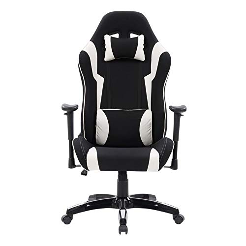 Corliving Racing Gaming Chair, Black/White #TOP3