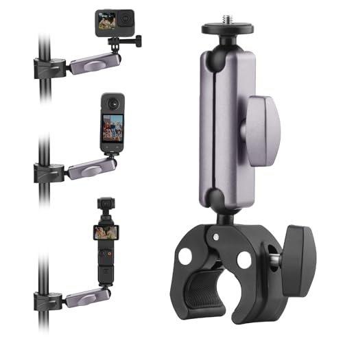BRDRC Pocket 3   Abrazadera de aluminio para cámara Insta360 X4 X3 Ace Pro Go 3S, para DJI Osmo Pocket 3 2 Mobile 6 4 Action 5 Pro 4 3, para GoPro 13 Max Hero Mini Accesorios