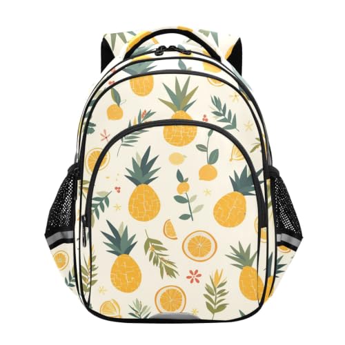 Sac à dos enfant ananas jaune pour l'école et sorties