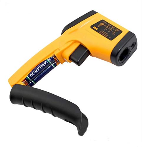 Benetech GM320 Infrared Thermometer with open battery compartment