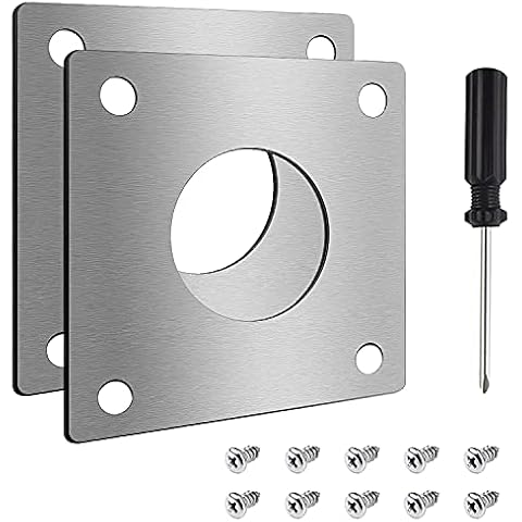 GIAK Nest Box Protection Plate Nest Box Plate 32mm 2PCS Made Of Stainless Steel Bird Box Protection Plates For Nesting Boxes And Nesting Caves Cover