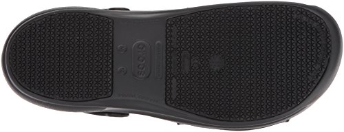 Image of Crocs Unisex Adult Crocs@Work Clog 204044-0CD Black /White /Black M7W9