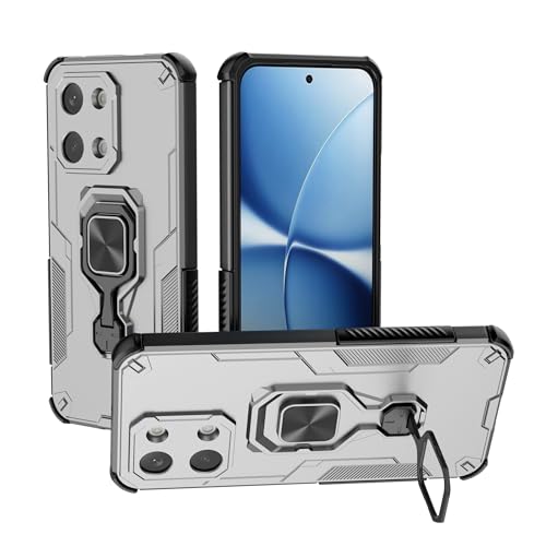 �X�}�z�P�[�X �Ή��@�� for OnePlus Turbo 6 / Turbo 6V,�Ή��@�� for OnePlus Nord 6 ���C���J�[�}�E���g �L�b�N�X�^���h �ϏՌ��E�ϗ��� �J�����ی� �yPC+TPU�z2 in 1�J�o�[ Grey