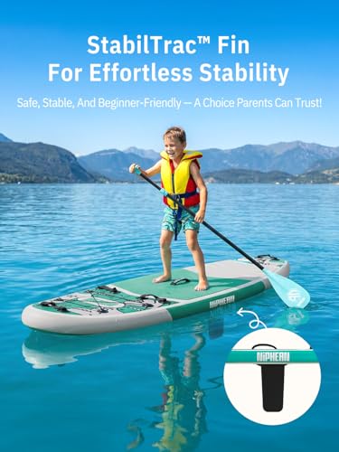 Image of Niphean Inflatable Stand Up Paddle Board with SUP Accessories, Anti-Slip EVA Deck, 10'6'' Inflatable Paddle Boards for Adults & Youth of All Skill Levels
