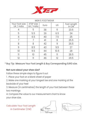 Image of XTEP Men's Running Sneaker Shoes with Retro Casual Lightweight Shock Absorption Shoes for Outdoor