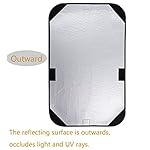 RV Door Window Shade Cover, Sun Blackout Fabric for Camper Privacy Entrance (16 x 25 inch) - Image 2
