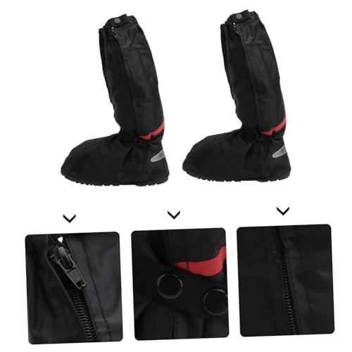 Cubiertas para zapatos HANABASS, 1 par, impermeables, de goma y tela oxford, para lluvia, nieve y barro miniatura 7