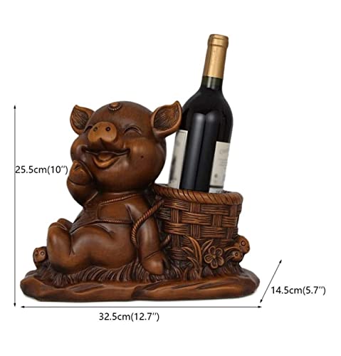 Soporte para botellas de vino RUVOO de resina miniatura 2