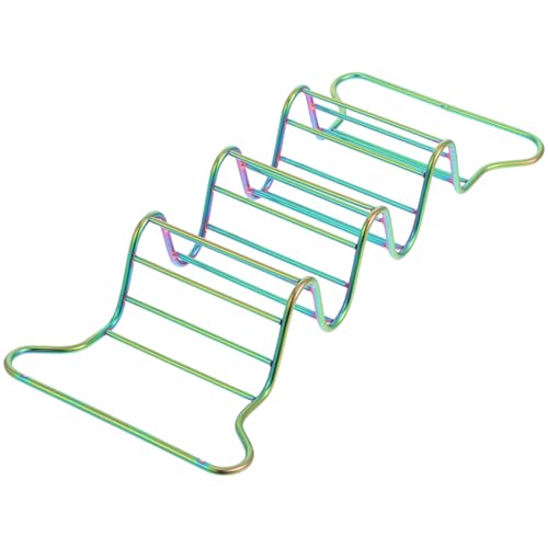 Unomor Toast Rack Taco Shells Hard Taco Frying Rack Metal Taco Holder Taco Holder Stand Taco Tray Tortilla Holder Stainless Steel