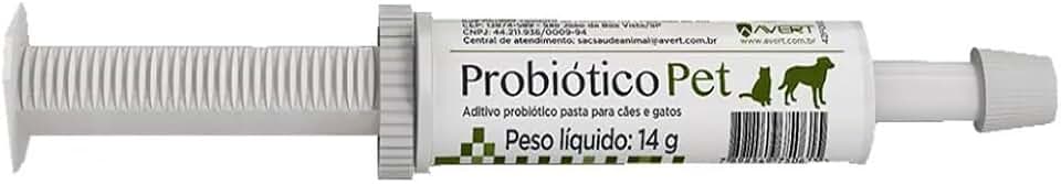 Probiotico Pet Avert Para Cães e Gatos Aditivo 14g